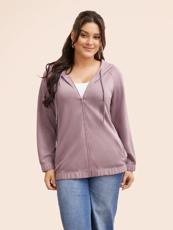 Supersoft Essentials Solid Hooded Drawstring Sweatshirt