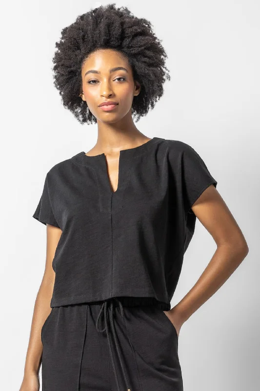 Split Neck Dolman Wedge