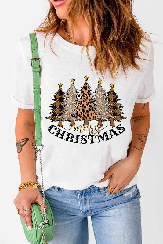 Women's MERRY CHRISTMAS Graphic T-Shirt