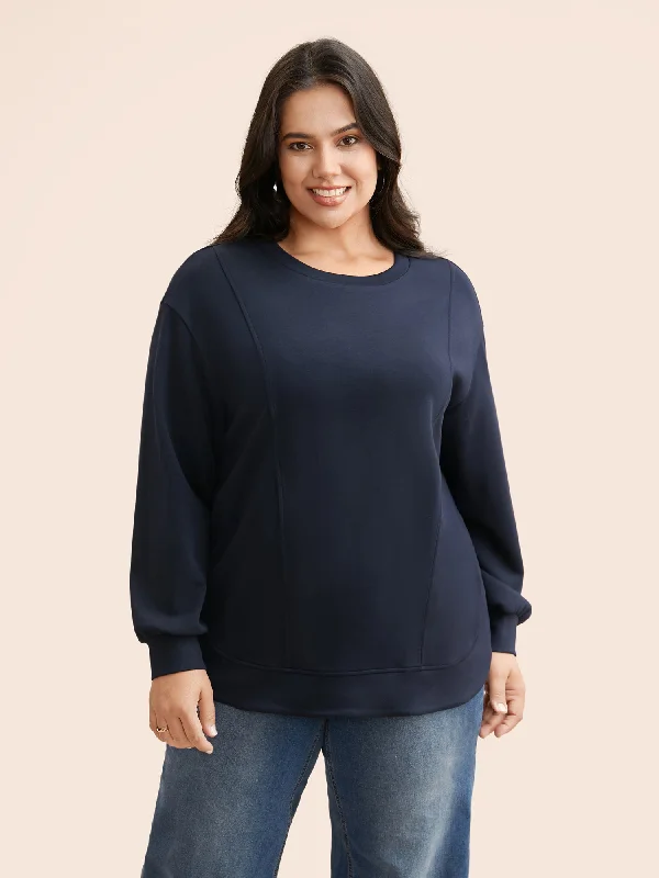 Airy Cozy Drop Shoulder Sweatshirt