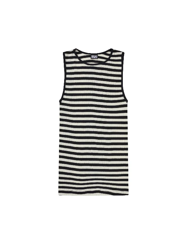 NPS Tank Top Broadway, Black/Ecru