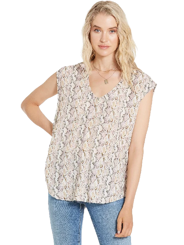 Twilight Mauve Thistle Snake Top