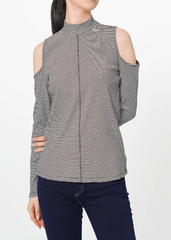 Women's Cold Shoulder Knit Top