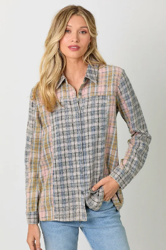 Color Block Flannel