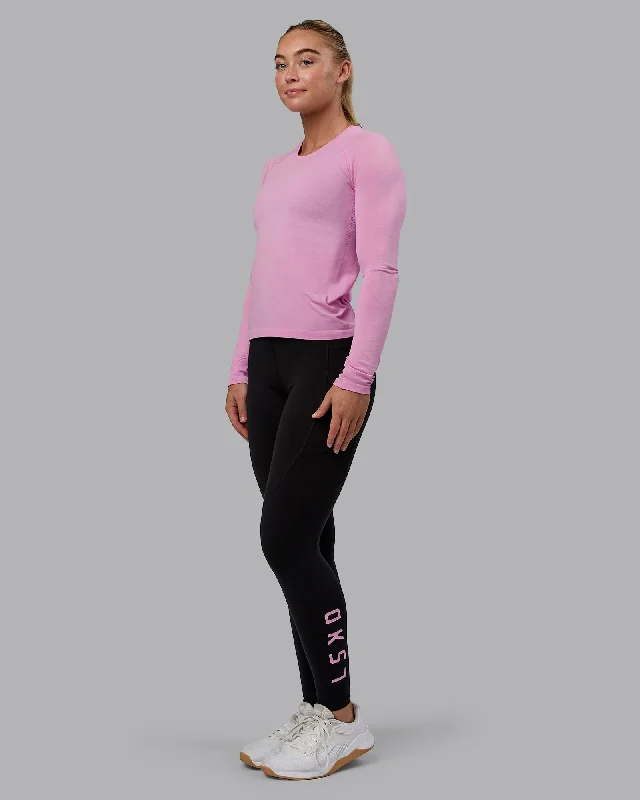 AeroFLX+ Seamless Long Sleeve Tee - Pirouette/Bubblegum