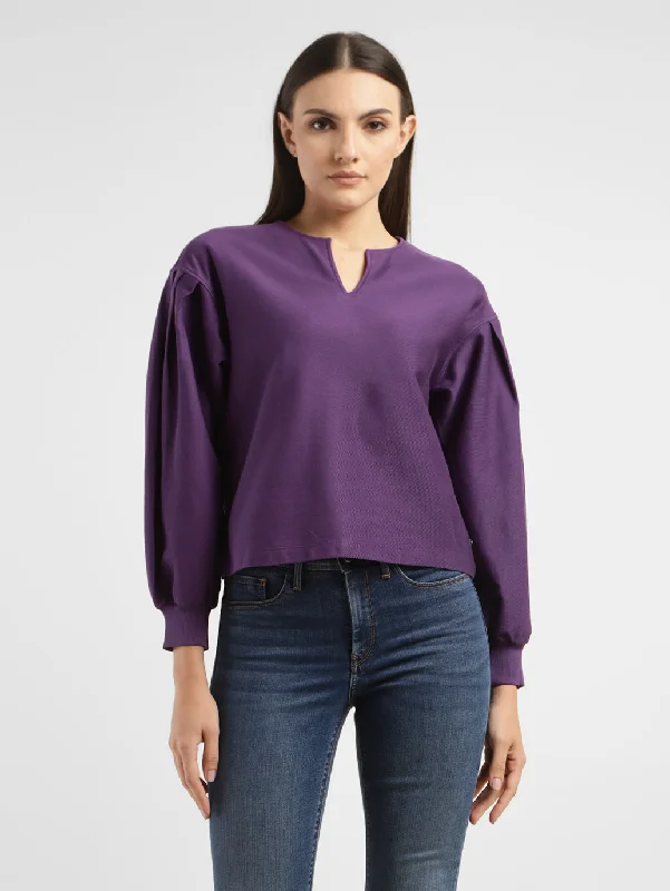 Women's Solid Regular Fit Top