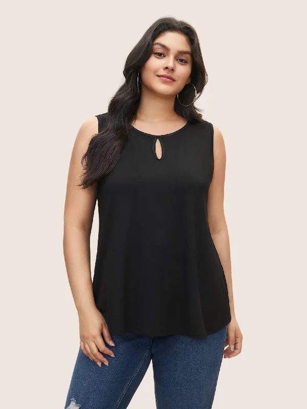 Supersoft Essentials Solid Keyhole Tank Top