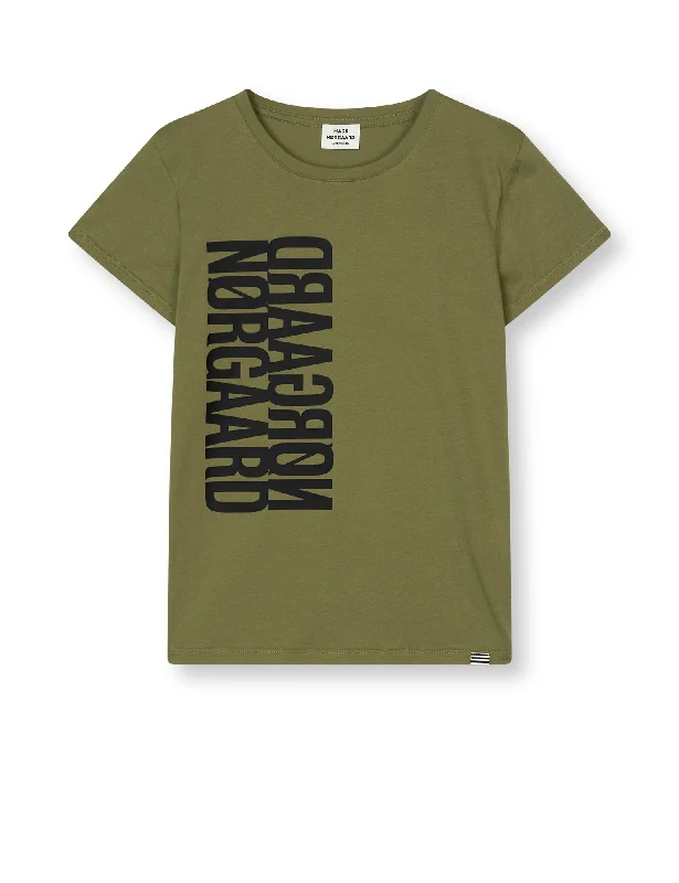 Single Organic Tuvina Tee, Martini Olive