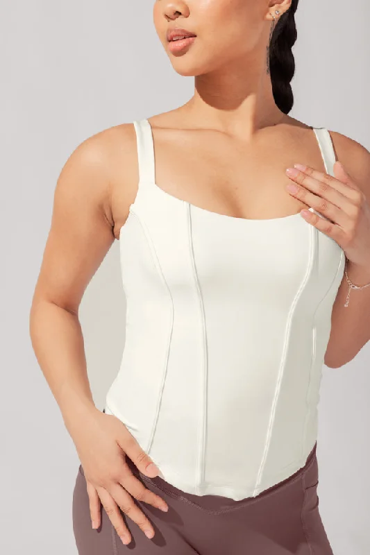 POPFLEX® Corset Cami - Coconut Cream