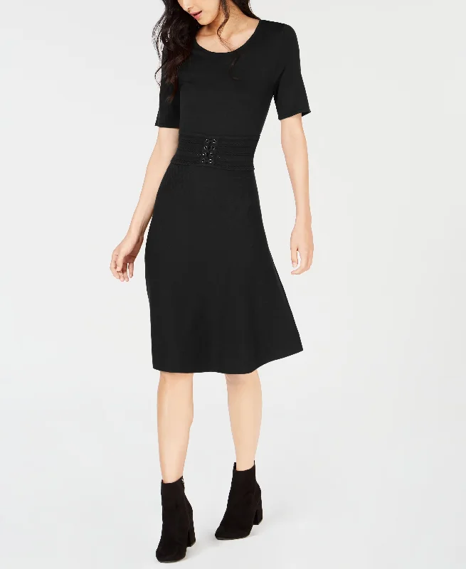 Maison Jules Belted Midi Dress