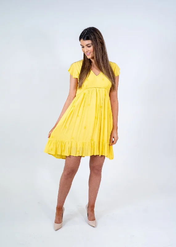 Md'M Yellow Sun Dress