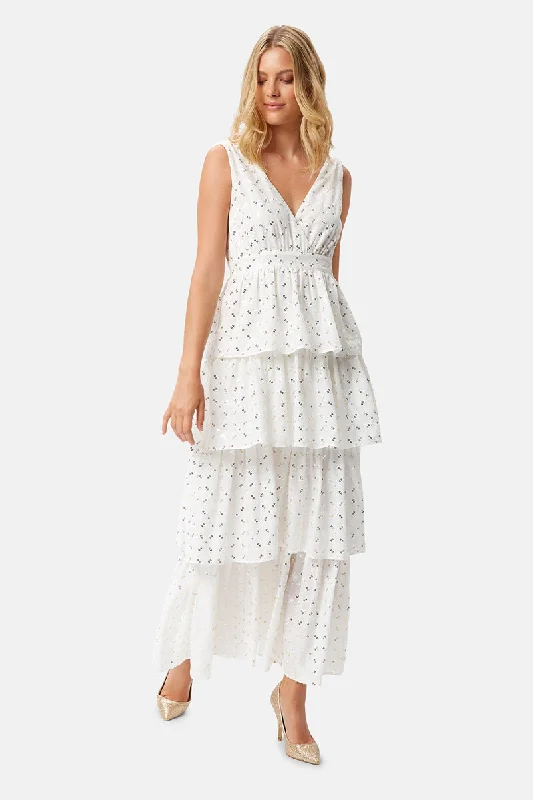 Traffic People White Havana Dress