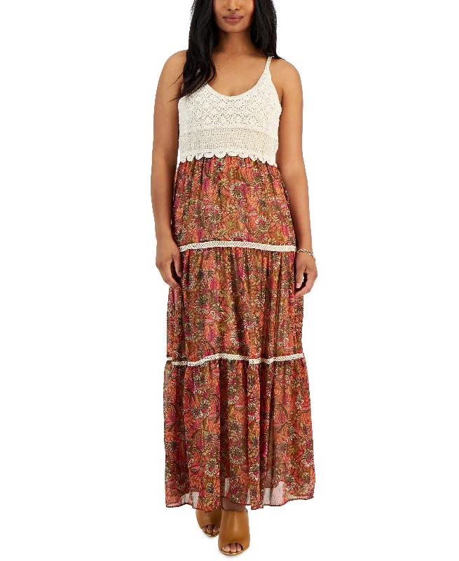 Taylor Womens Cotton Maxi Dress