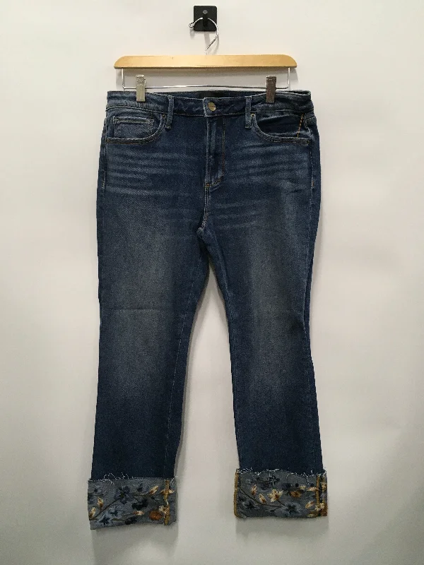 Jeans Cropped By Driftwood In Blue Denim, Size: 8