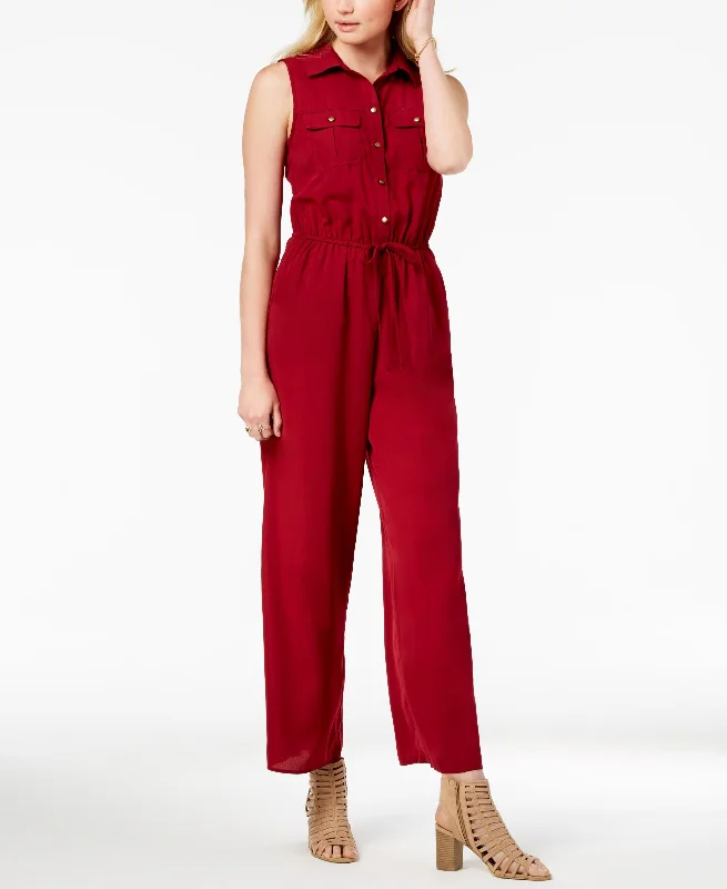 Be Bop Juniors Utility Wide Leg Jumpsuit