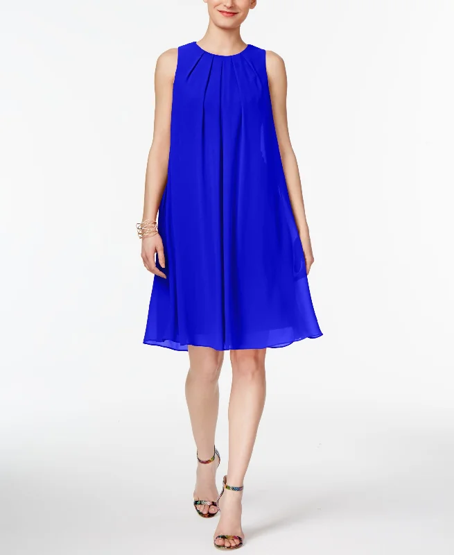 INC International Concepts Pleated Trapeze Dress