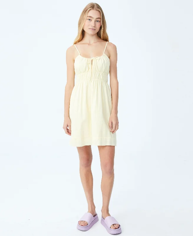 Women's Milly Gather Front Mini Dress