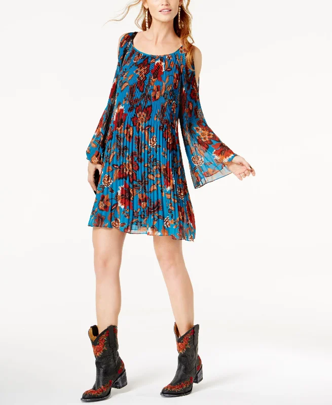 Anna Sui Loves INC International Concepts Cold Shoulder Trapeze Dress