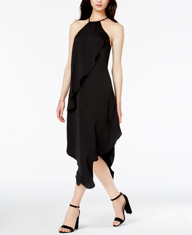 BAR III Draped Asymmetrical Dress