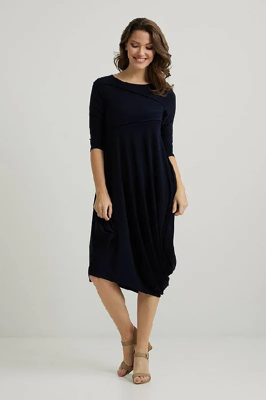 Joseph Ribkoff Jersey Midnight Blue Dress